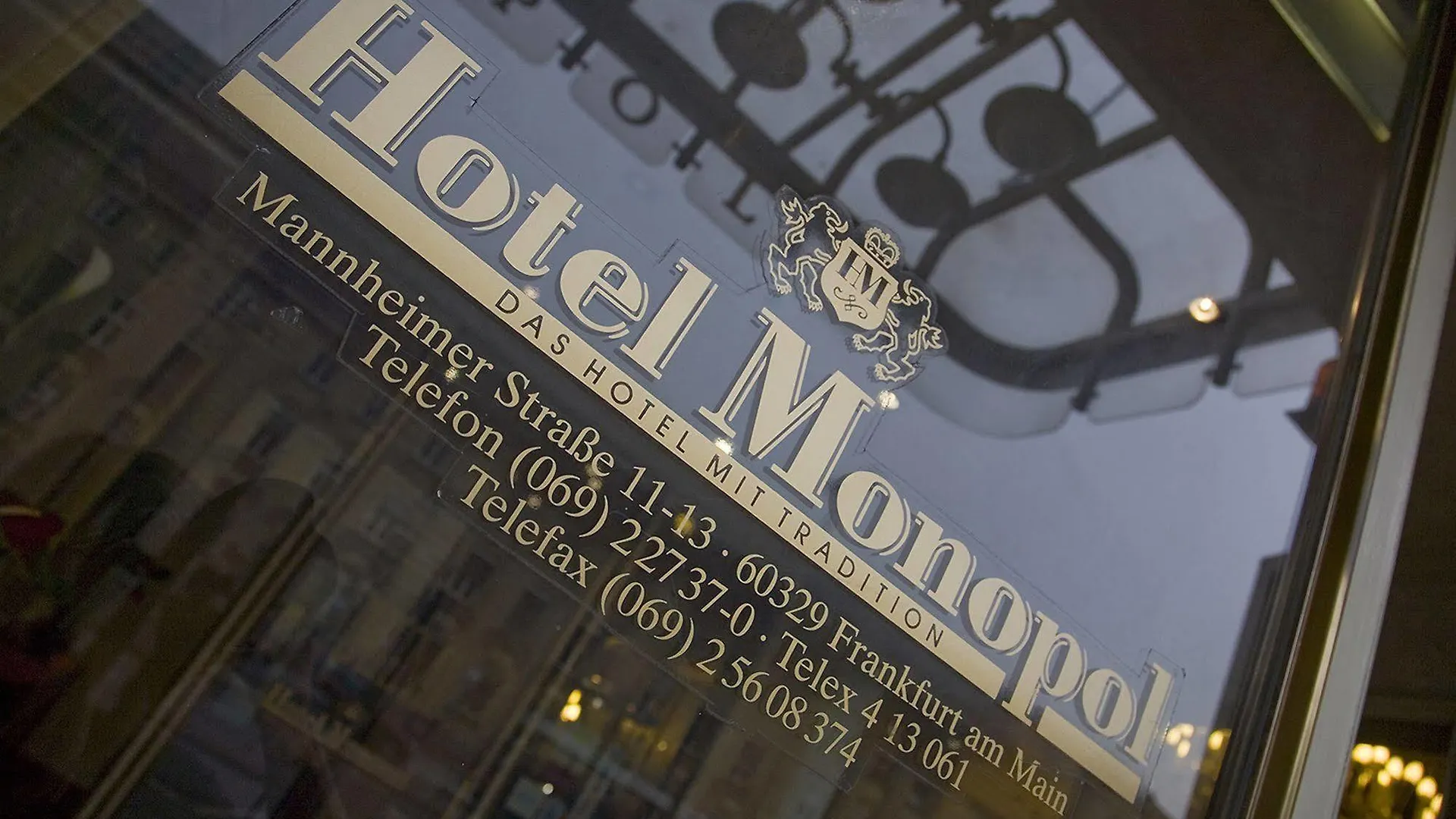 Hotel Monopol - Central Station Frankfurt am Main 4*,  Germany